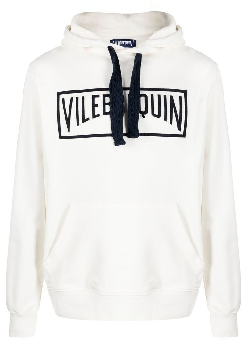 Vilebrequin solid logo-print hoodie