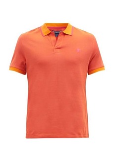 Vilebrequin - Logo-embroidered Cotton- Piqué Polo Shirt - Mens - Orange