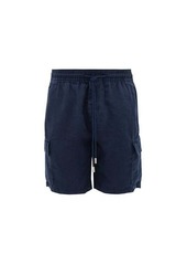 Vilebrequin Baie drawstring linen shorts