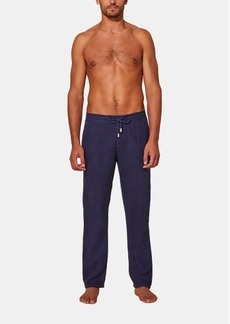 Vilebrequin Men's Solid Linen Pants