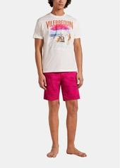 Vilebrequin Men's Wave On VBQ Beach Cotton T-Shirt