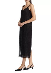 Vince Beaded Georgette Slipdress