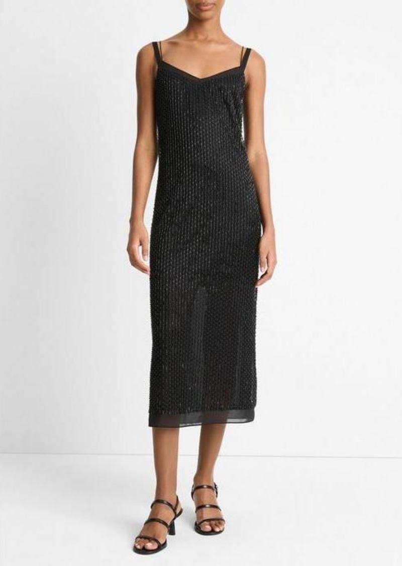 Vince Beaded Slip Dress