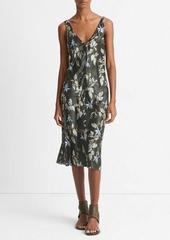 Vince Bellflower V-Neck Slip Dress