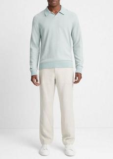 Vince Birdseye Johnny Collar Sweater