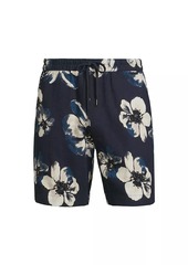 Vince Blossoms Floral Linen-Blend Shorts