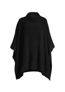 Vince Boiled Cashmere Funnel Neck Poncho
