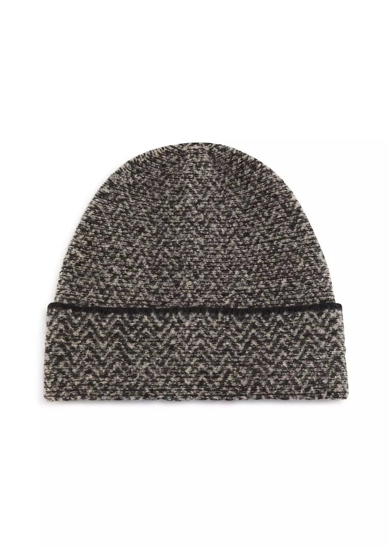 Vince Bouclé Herringbone Beanie