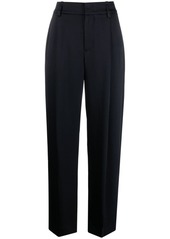 Vince box-pleat high-waisted trousers