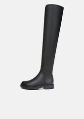 Vince Cabria Leather Over-The-Knee Lug Boot