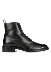 Vince Cabria Shearling-Lined Leather Combat Boots