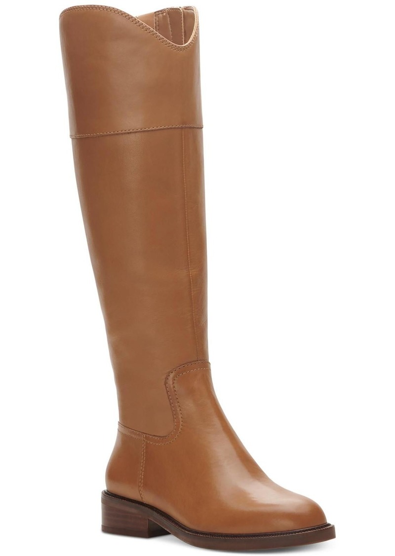 Vince Camuto Alfella Womens Leather Tall Knee-High Boots