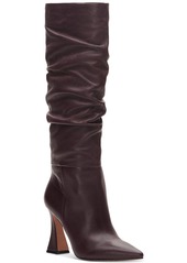 Vince Camuto Alinkay Womens Suede Slouchy Knee-High Boots