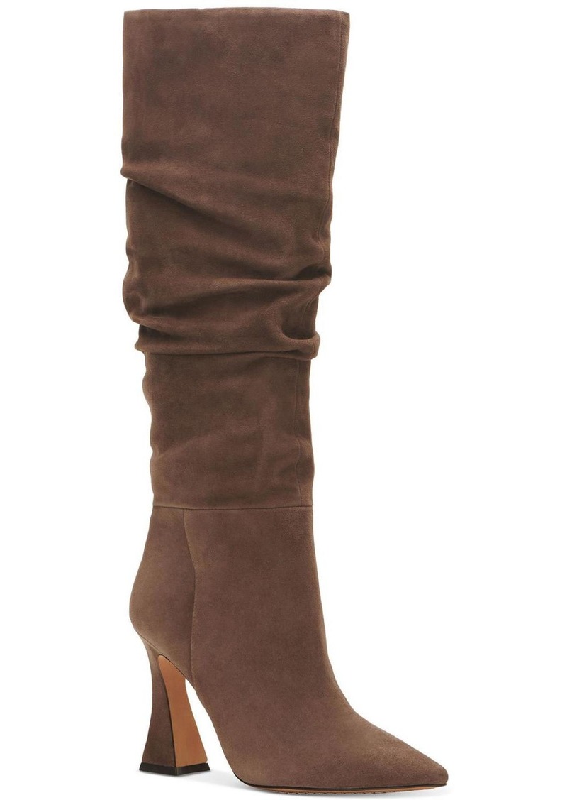 Vince Camuto Alinkay Womens Suede Slouchy Knee-High Boots