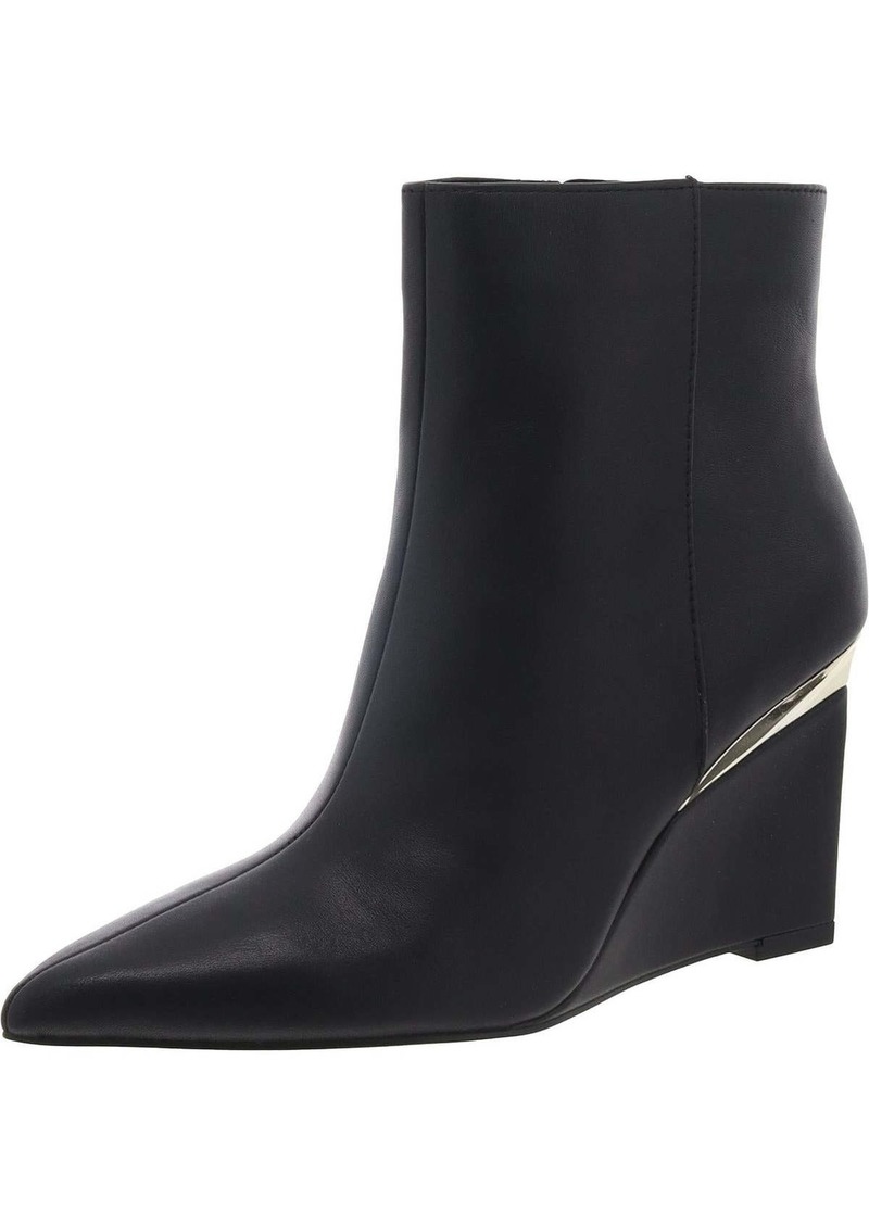 Vince Camuto Baiyly Womens Leather Pointed Toe Booties