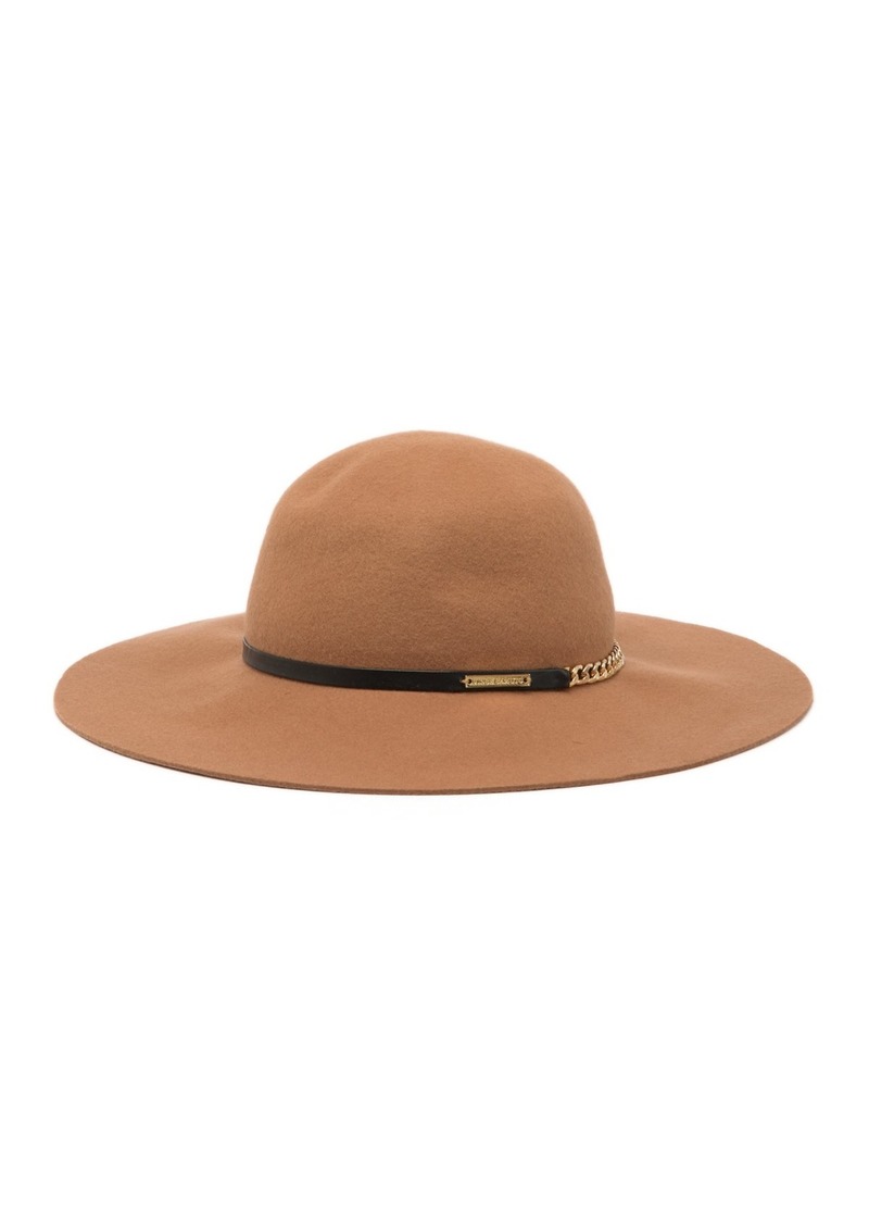 brown wool floppy hat