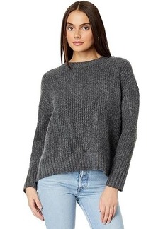 Vince Camuto Crew Neck With Waffle Stretch