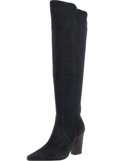 Vince Camuto Demerri Womens Pull On Stacked Heel Knee-High Boots