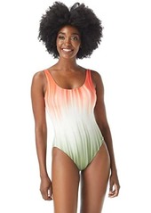 Vince Camuto Dip-Dye Scoop Neck One-Piece