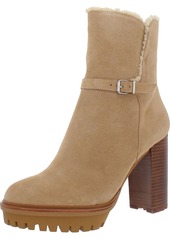 Vince Camuto Egretala Womens Leather Lugged Sole Ankle Boots