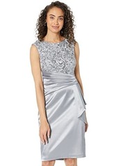 Vince Camuto Embroidered Lace Cocktail Dress