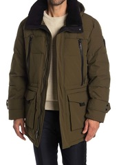 Vince Camuto Faux Fur Lined Hooded Utility Parka