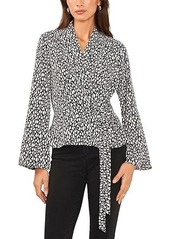 Vince Camuto Faux Wrap Front Top with Tie
