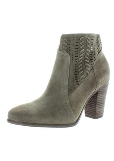 Vince Camuto Fenyia Womens Suede Block Heel Ankle Boots