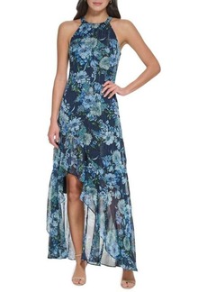 Vince Camuto Floral Chiffon Fit & Flare Maxi Dress