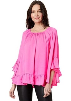 Vince Camuto Flowy Ruffled Blouse with 3/4 Sleeve