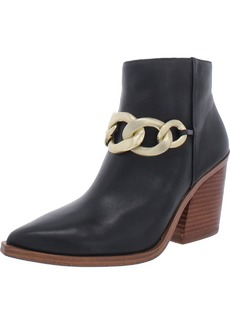 Vince Camuto Gethel Womens Leather Pointed Toe Booties