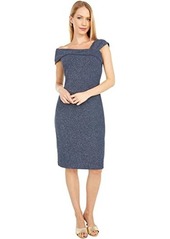 Vince Camuto Glitter Knit Ruched Dress