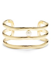 Vince Camuto Triple Row Cuff in Gold/ivory at Nordstrom