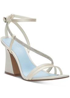 Vince Camuto Kressila 4 Womens Satin Strappy Heels