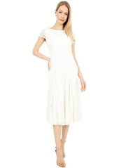 Vince Camuto Lace Midi with Cap Sleeve