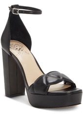 Vince Camuto Mahgs Womens Ankle strap Block Heels