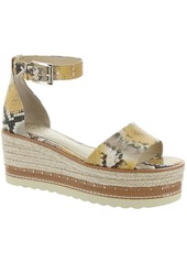 Vince Camuto Meestana Womens Leather Open Toe Espadrilles