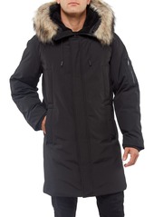 Vince Camuto Down & Feather Fill Parka in Black at Nordstrom