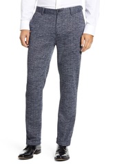 Vince Camuto Tech Slim Fit Pants in Navy Stripe at Nordstrom