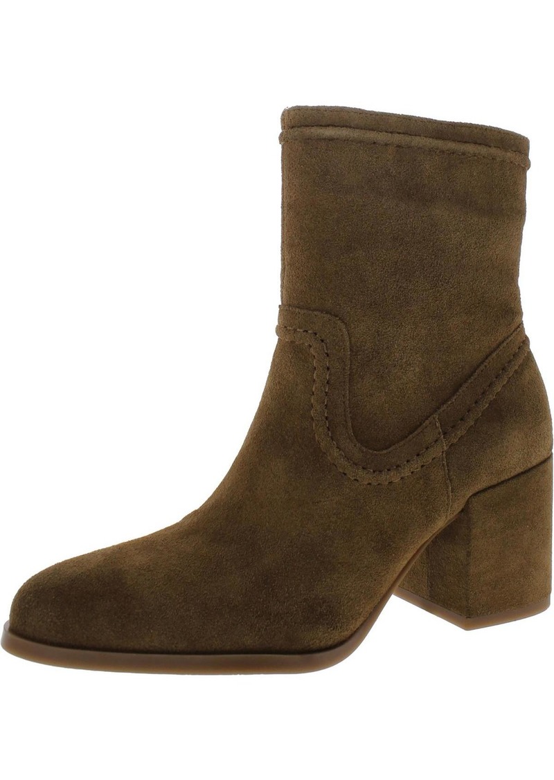 Vince Camuto Pailey Womens Suede Zipper Ankle Boots