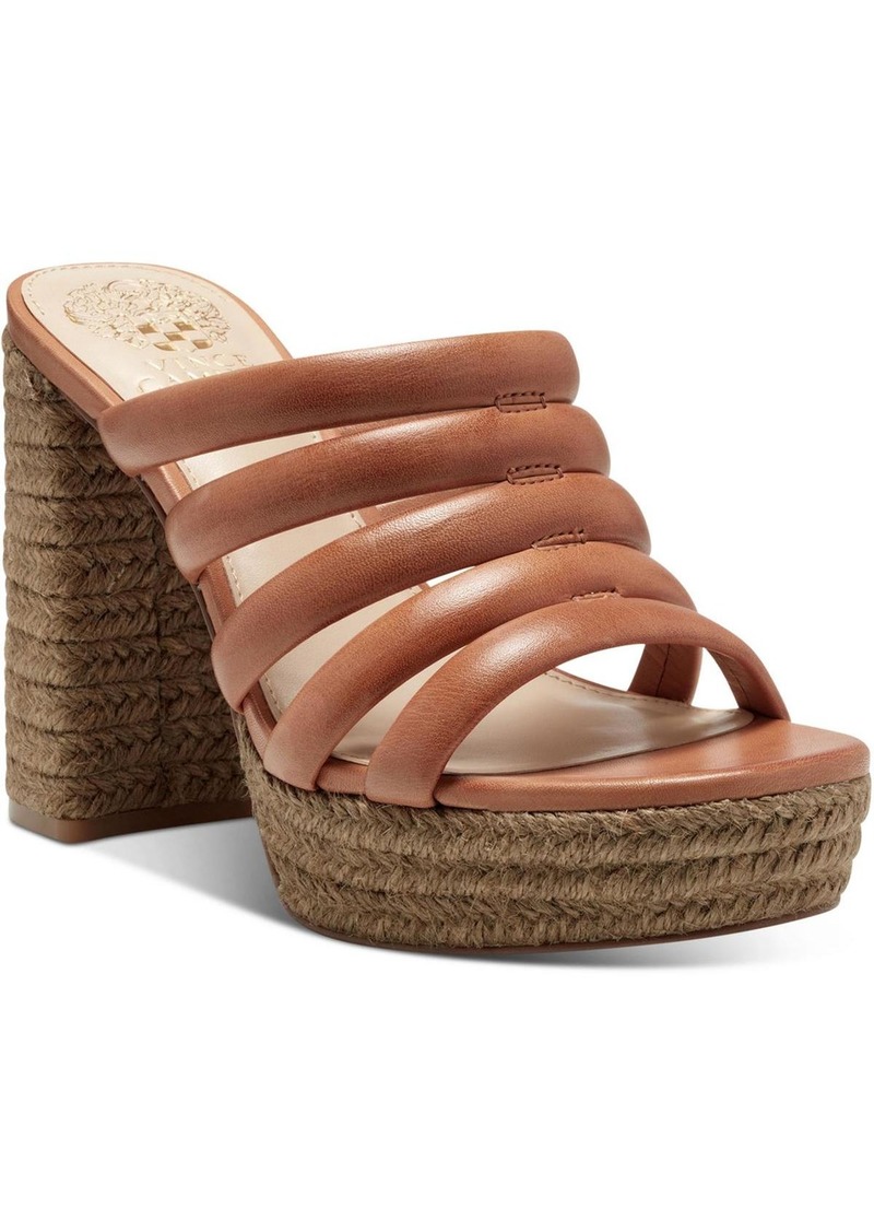Vince Camuto Patrest Womens Leather Strappy Espadrille Heels