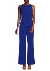 Vince Camuto Peplum Wide Leg Jumpsuit