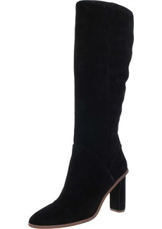Vince Camuto Phranzie Womens Suede Almond Toe Knee-High Boots