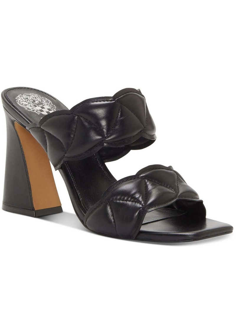 Vince Camuto Renneya Womens Leather Square Toe Mule Sandals