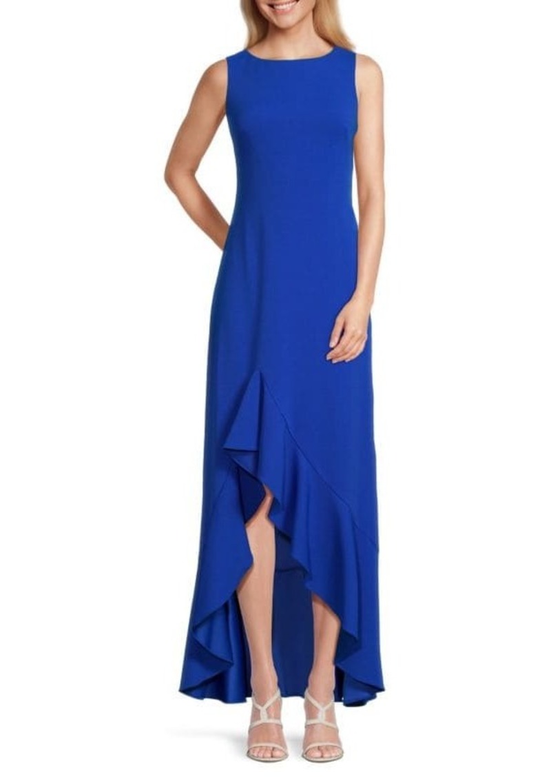 Vince Camuto Ruffle High Low Gown