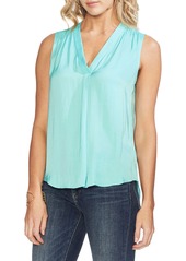 Vince Camuto Rumpled Satin Blouse
