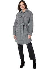 Vince Camuto Single Breasted Belted Wool Shirt Coat V21750-ZA