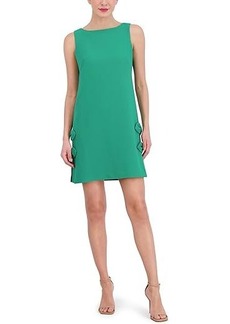 Vince Camuto Stretch Crepe Shift With Bow Detail Down Sides
