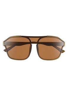 Vince Camuto 60.9mm Shield Sunglasses in Green at Nordstrom Rack