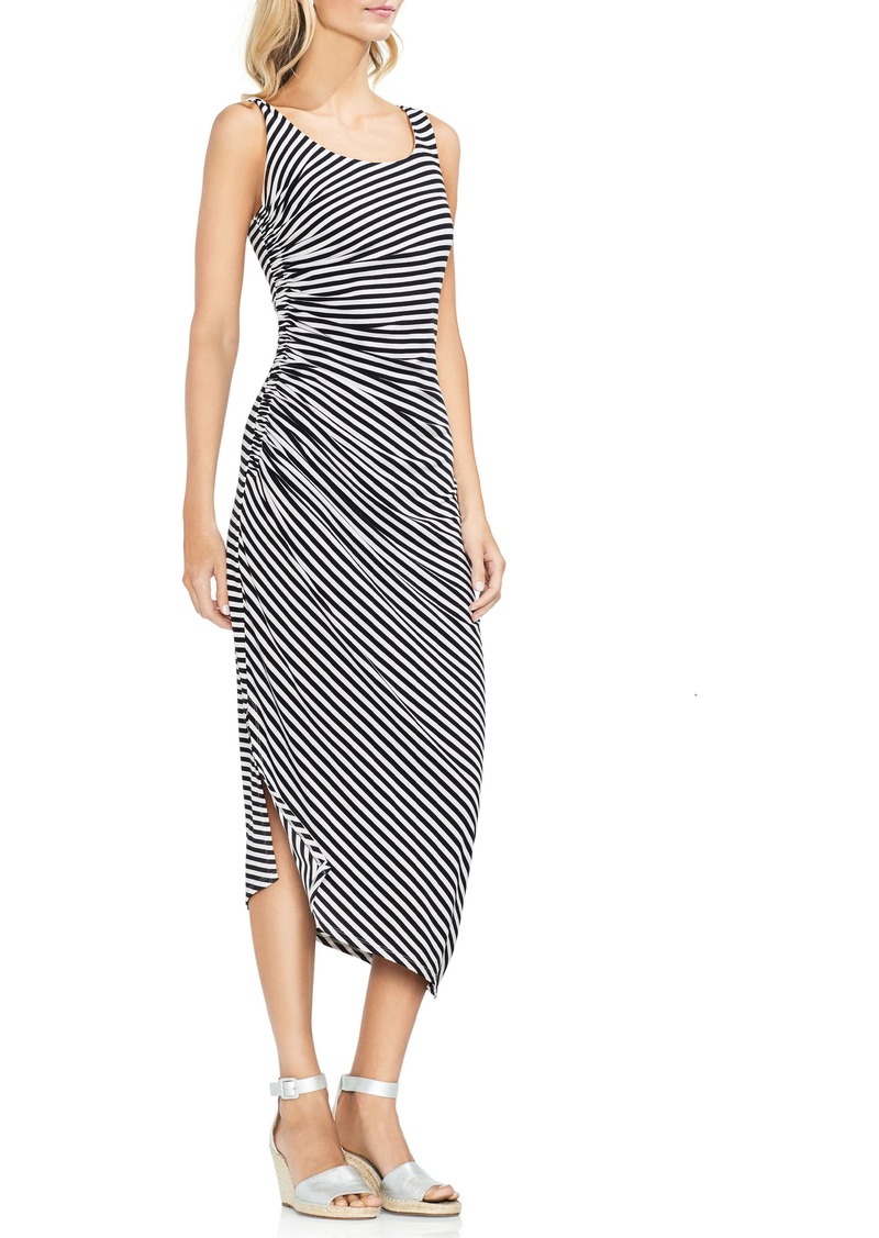 Vince Camuto Amalfi Side Ruched Stripe Bodycon Dress
